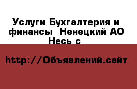 Услуги Бухгалтерия и финансы. Ненецкий АО,Несь с.